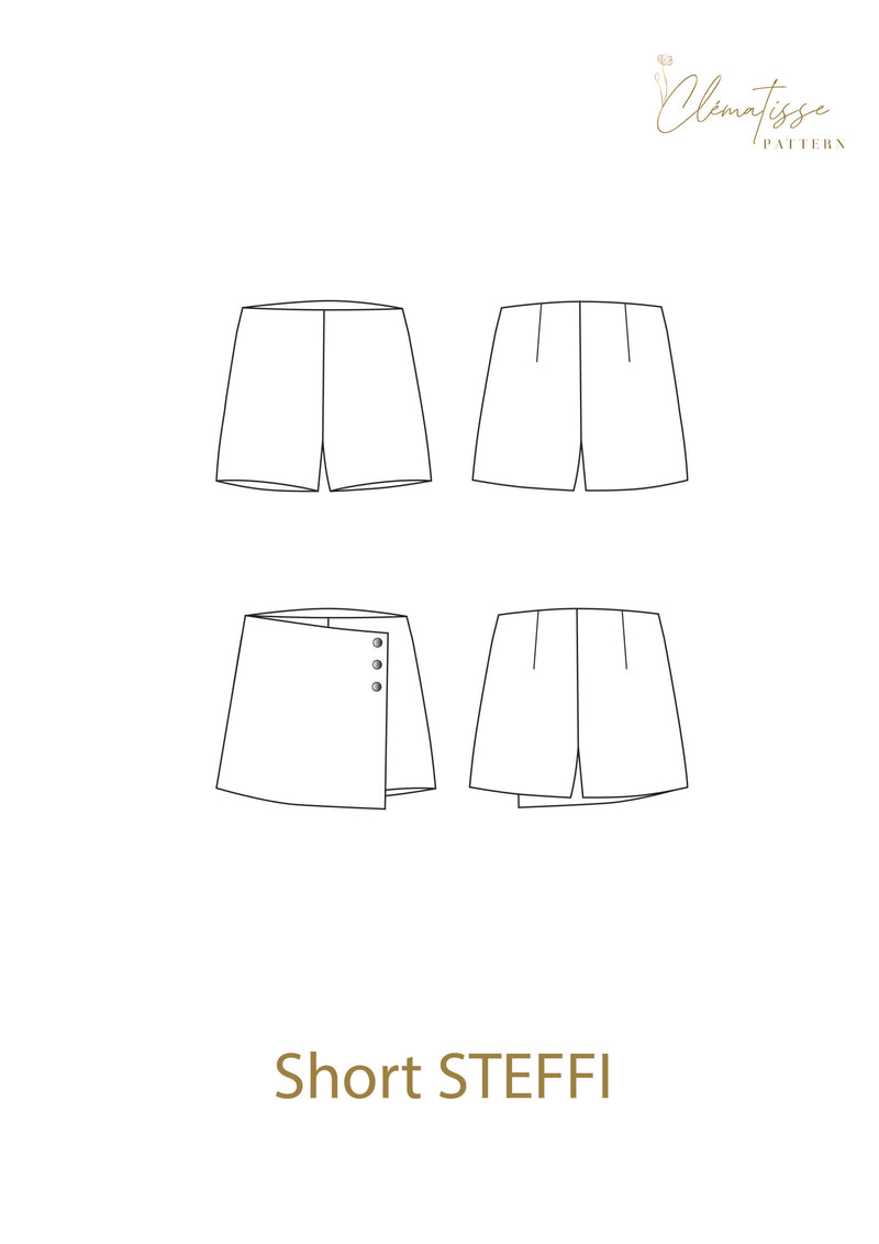 Patron de couture Short-Jupe STEFFI