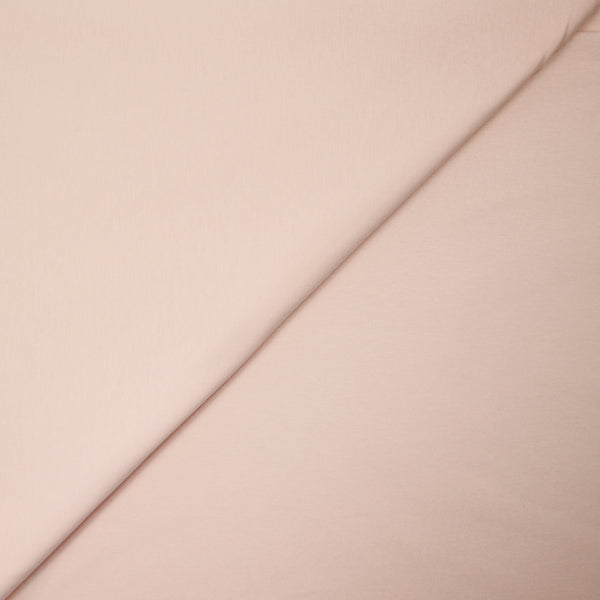 Jersey de coton fin beige rosé