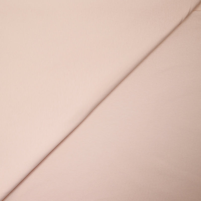 Jersey de coton fin beige rosé