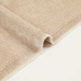 Jersey velours double face chiné beige