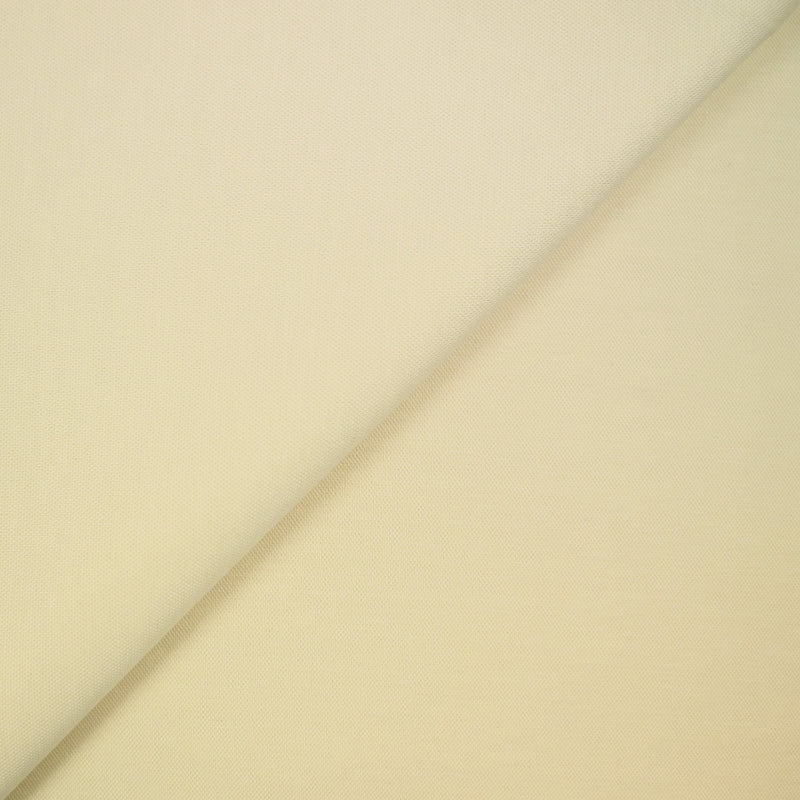 Maille polo écru doubleface jersey blanc