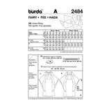 Patrón N ° 2484: disfraz de hadas