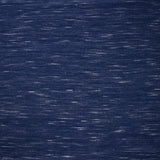 Jersey de polyester flammé blanc fond bleu cobalt