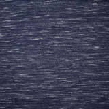 Jersey de polyester flammé blanc fond bleu marine