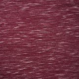 Jersey de polyester flammé blanc fond rouge grenat