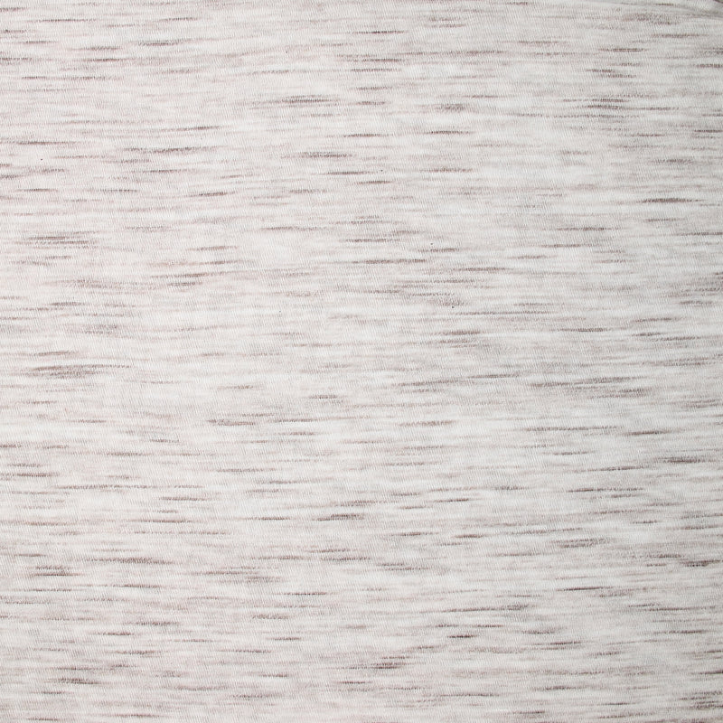 Jersey de polyester flammé marron fond écru