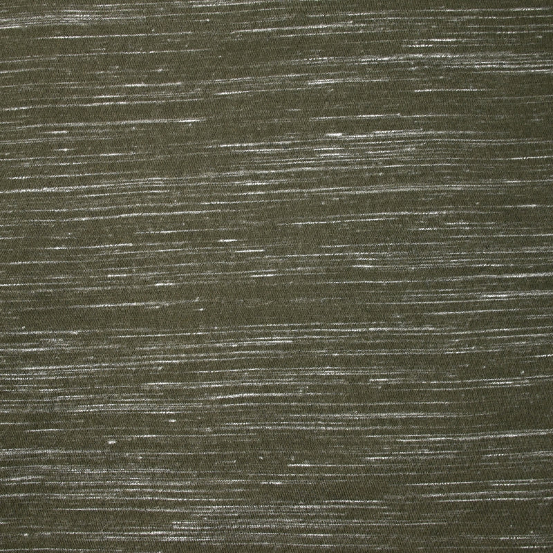 Jersey de polyester flammé blanc fond kaki