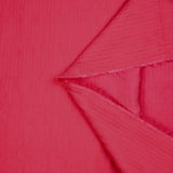 Polyviscose fluide striée framboise