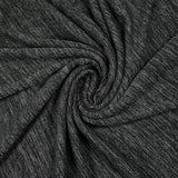 Maille de polyester gris chiné anthracite