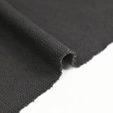 Charcoal gray pique cotton jersey