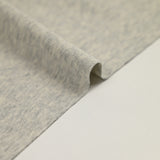 Jersey acanalado tubular gris jaspeado pesado