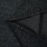 Lainage polyviscose gratté noir