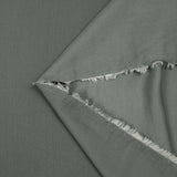 Satin de polyester gris souris
