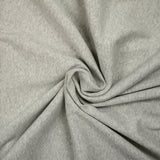 Jersey acanalado tubular gris jaspeado pesado