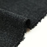 Lainage polyviscose gratté noir