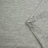 Maille fantaisie Jade gris chiné lurex argent