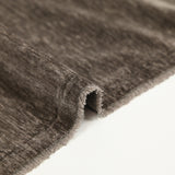 Jersey velours double face chiné gris