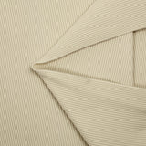 Sand ribbed viscose jersey with ribbing