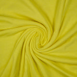 Jersey polycoton flammé jaune soleil