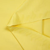 Maille polo coton jaune mimosa
