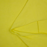 Jersey polycoton flammé jaune soleil