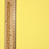 Jersey de coton fin rayé jaune beurre