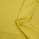 Maille fantaisie Jade jaune citron lurex argent