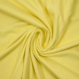 Jersey de coton fin rayé jaune beurre