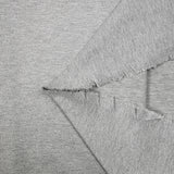 Jersey de coton lurex argent fond gris