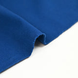 Maille polo coton fin bleu denim