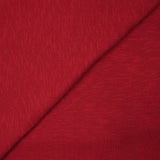 Jersey de coton flammé rouge