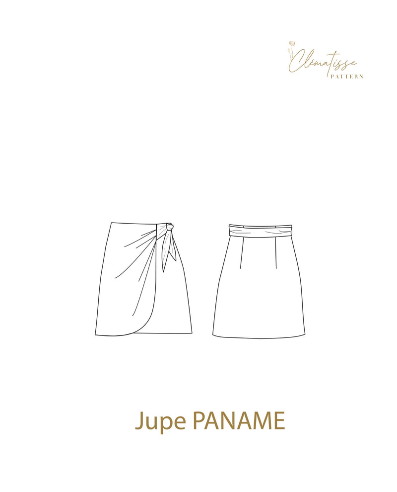 Paname skirt sewing pattern