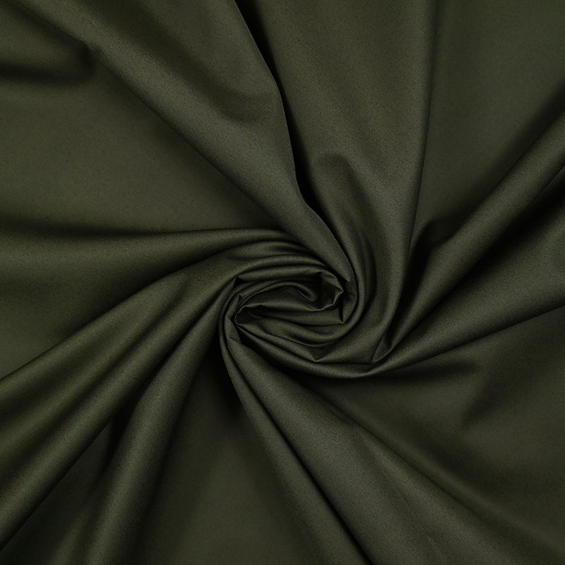 Coton fin vert foncé