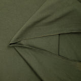 Jersey de coton fin flammé vert bouteille