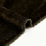 Jersey velours double face chiné kaki