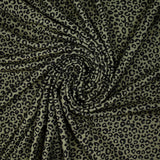 Tissu Maillot de bain recyclé UPF50 imprimé numérique panthère vert kaki