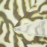 Satén de viscosa estampado verde Colorado