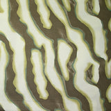 Satén de viscosa estampado verde Colorado