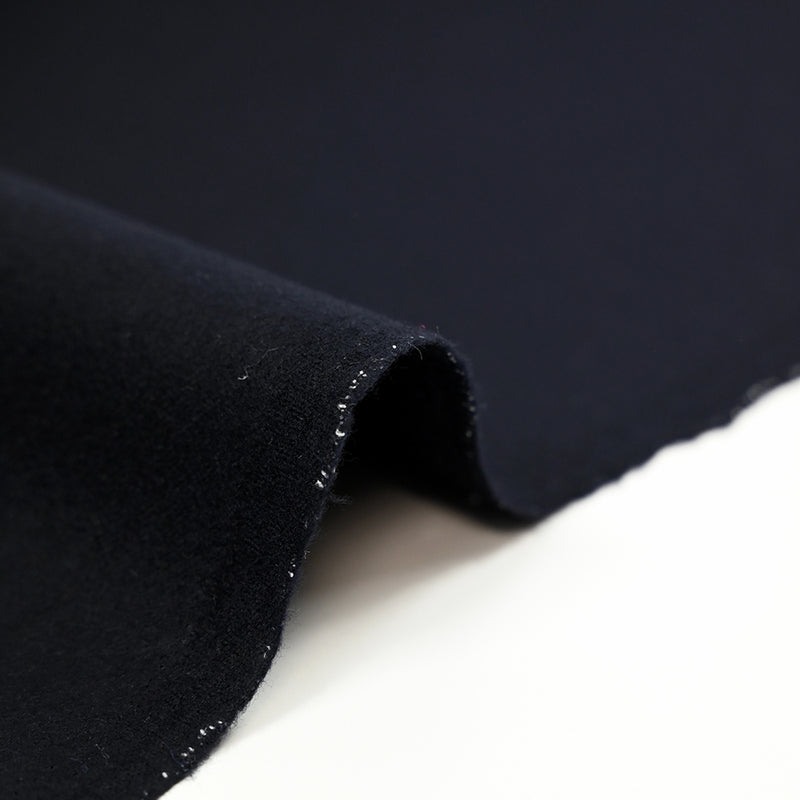 Caban laine bleu nuit