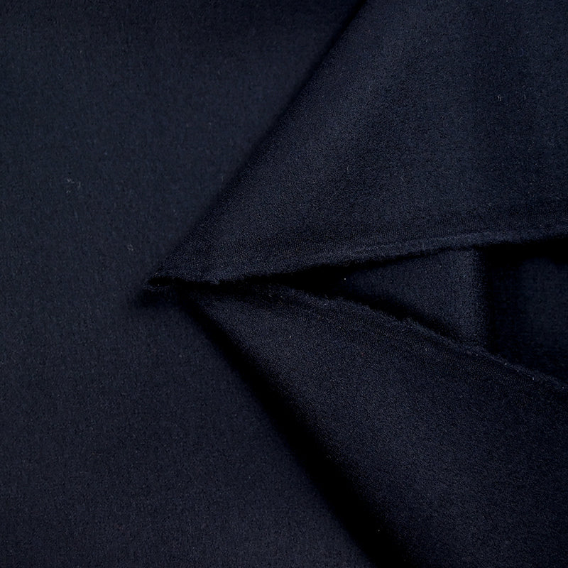 Caban laine bleu nuit