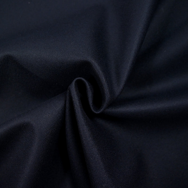 Caban laine bleu nuit