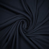 Jersey de coton interlock bleu marine