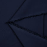 Popeline de coton bleu marine