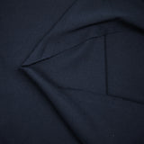 Jersey de coton interlock bleu marine