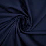 Popeline de coton bleu marine