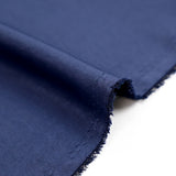 Navy blue satin fluid polyester