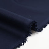 Popeline de coton bleu marine