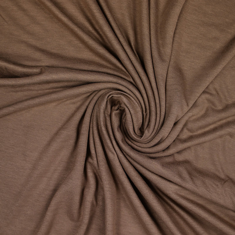 Jersey de viscose taupe