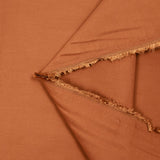 Satin polyviscose élasthanne fauve