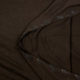 Jersey de viscose marron brun